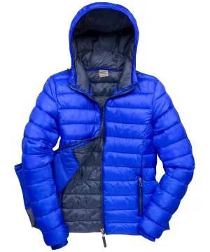 Womens Urban snow bird hooded jacket | Royal/Navy