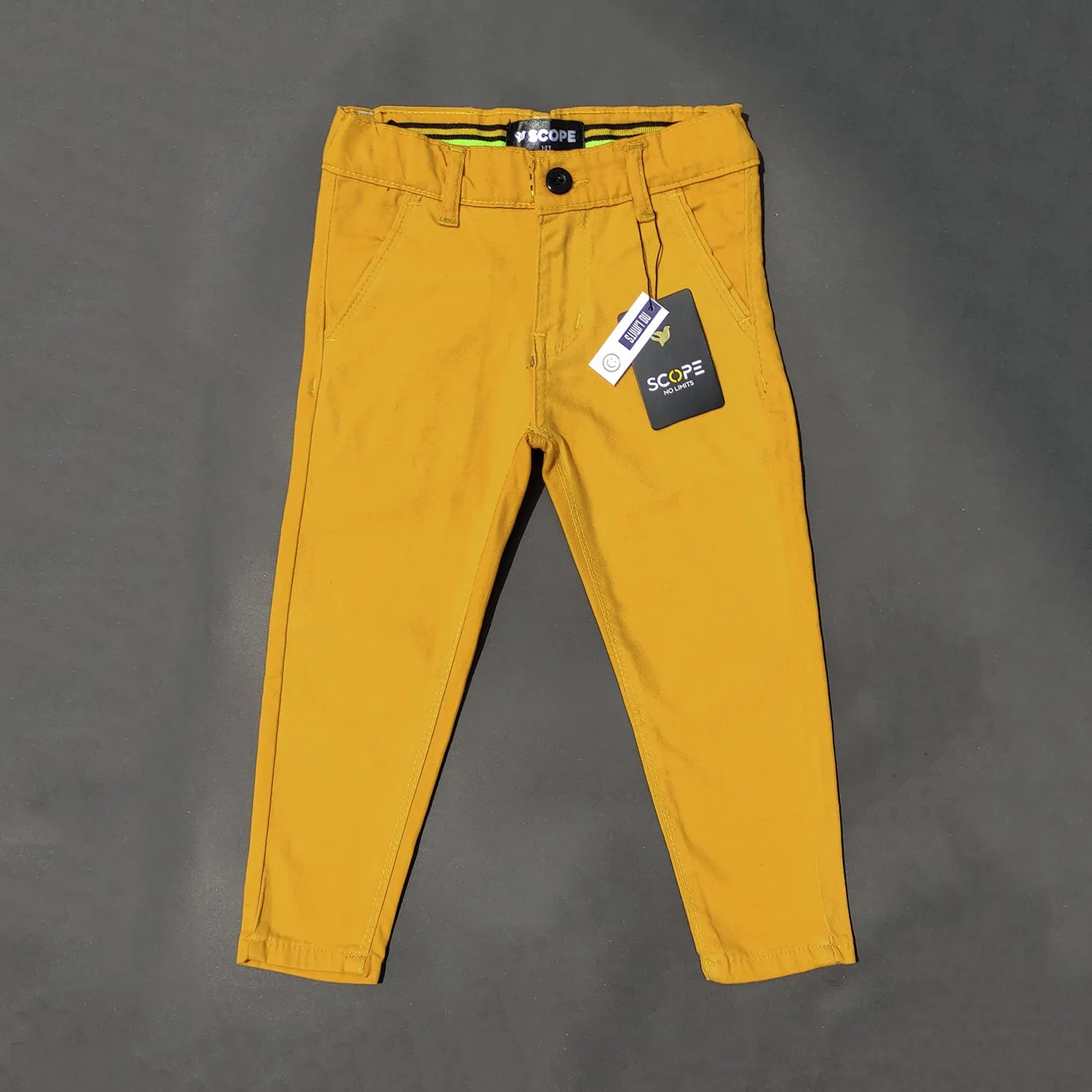 Yellow Cotton Pants